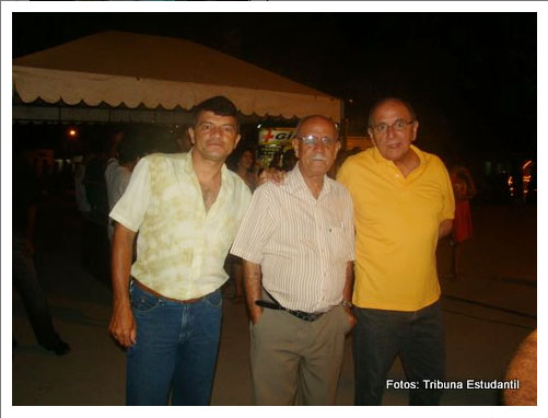 Da esq/direita Z&eacute; Break do Forr&oacute;, seu Wilson Dentista e o poeta e contador de causos Tarcisio Formiga