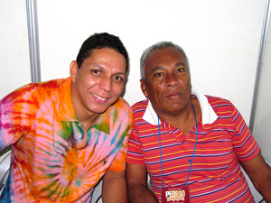 Targino Gondim com Joilson Sousa Silva durante o Pedr&atilde;o 2010 em Eun&aacute;polis