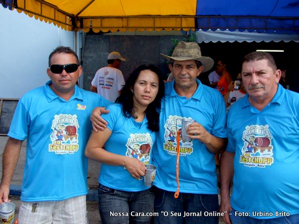 Da esq/direita Chico, Marilene, Zelit&atilde;o e Paraiba todos da comiss&atilde;o organizadora